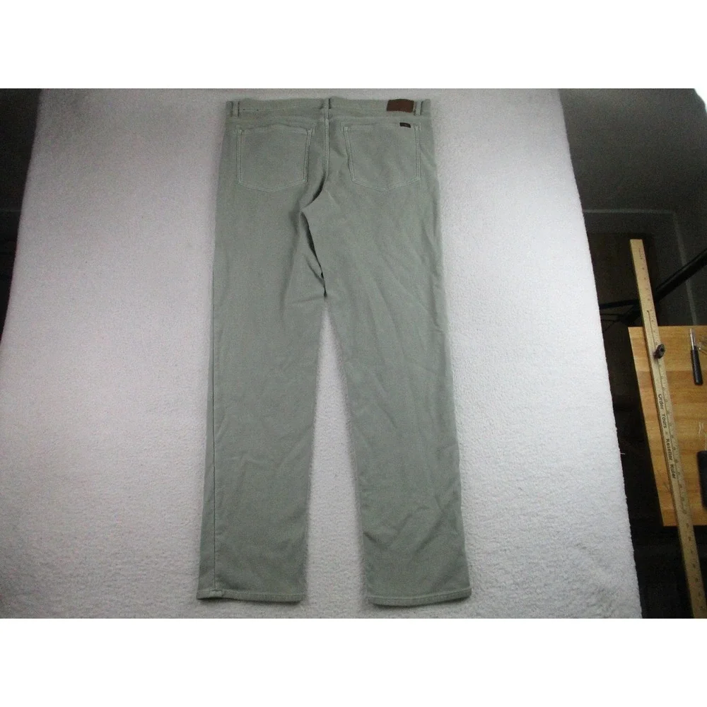 Faherty Brand Pants Mens 38 Sage Green Soft Stretch‎ 5-Pocket Casual Jeans Style